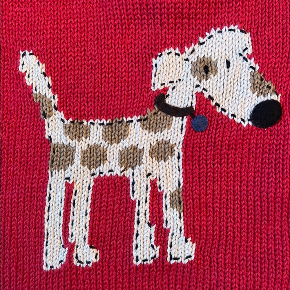 🐾🐶🐾Jake Red And Brown Puppy Sweater🐾🐶🐾 - Picture 2 of 5